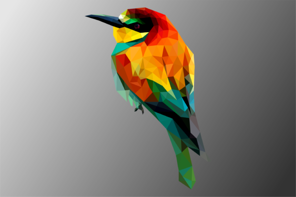 Bird Svg Low Poly