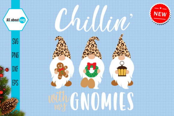 Gepard Print Gnomes Svg