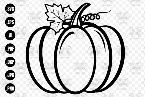Halloween Pumpkin SVG, Cut File