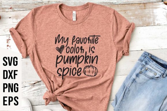 My Favorite Color is Pumpkin Spice SVG