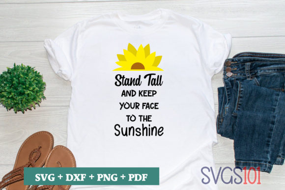 Stand Tall and Keep Your Face SVG