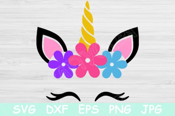 Unicorn Svg, Unicorn Face Svg Vector